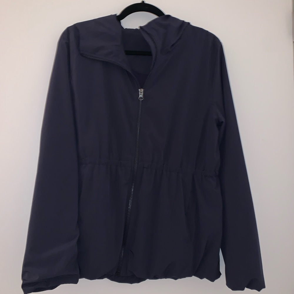 Lululemon Navy Bubble Zip-Up